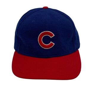Vintage New Era 5950‎ Pro Chicago Cubs Hat Size 7 1/4 USA 100% Wool Diamond